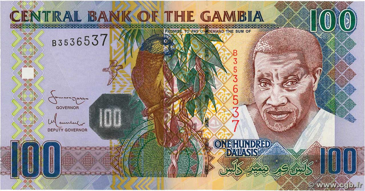 100 Dalasis GAMBIA 2006 P.29 UNC