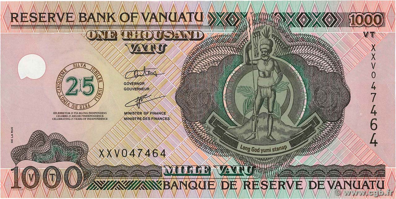 1000 Vatu VANUATU 2002 P.11 UNC