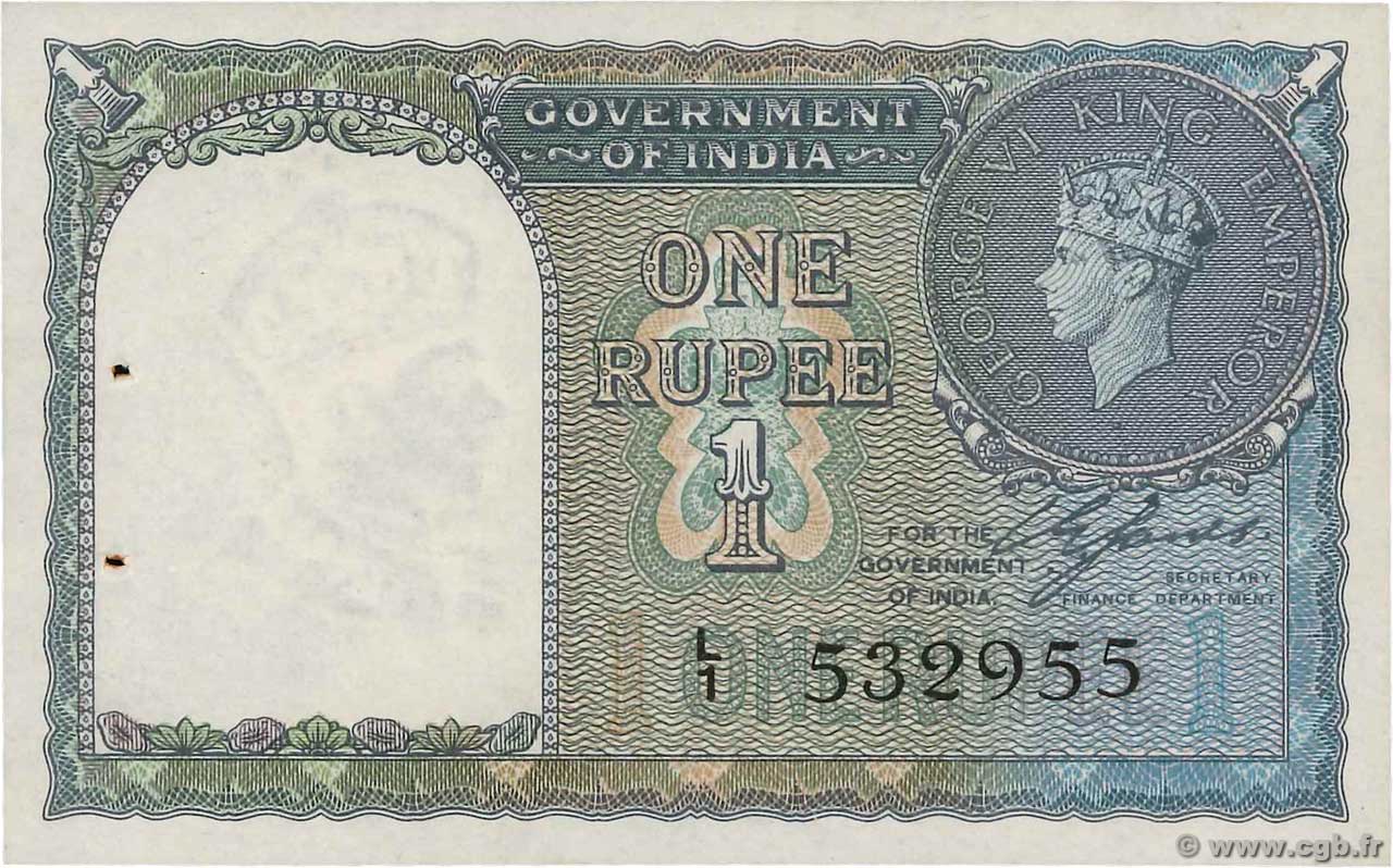 1 Rupee INDE 1940 P.025a SPL
