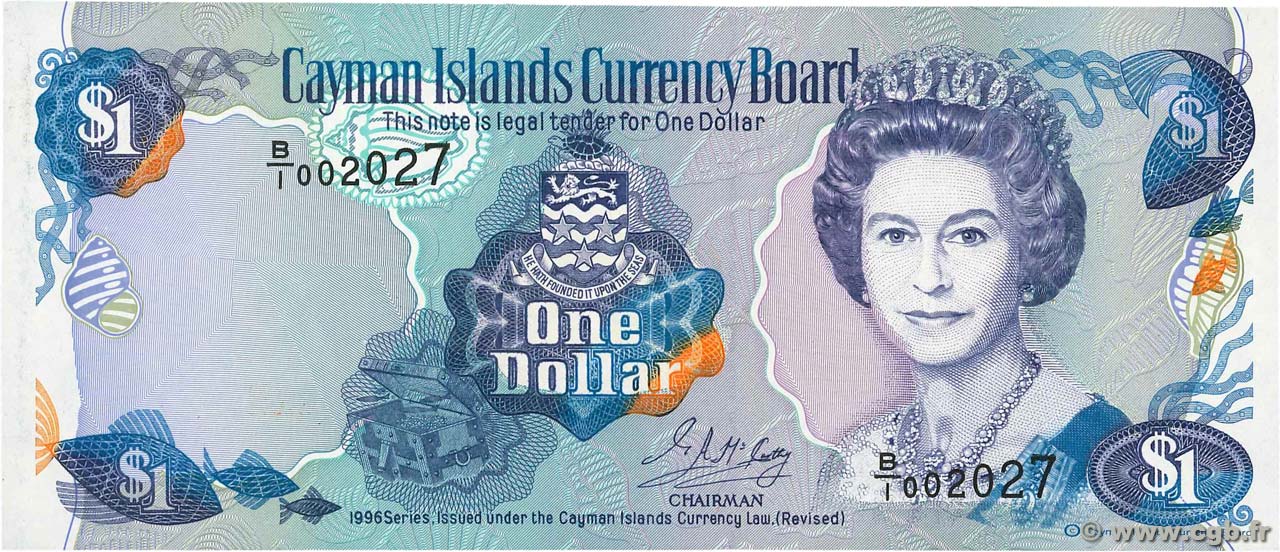 1 Dollar ÎLES CAIMANS 1996 P.16a NEUF