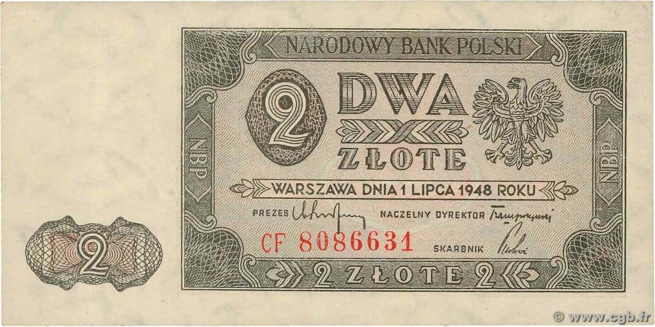 2 Zlote POLONIA 1948 P.134 SC+