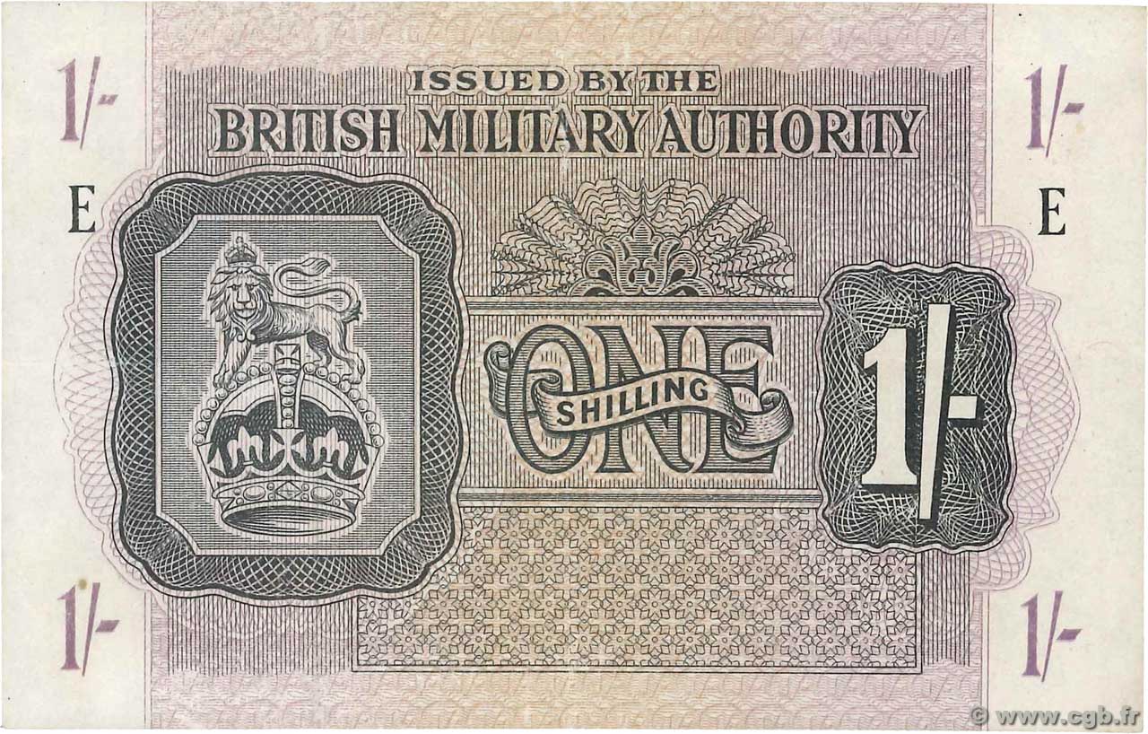 1 Shilling ANGLETERRE 1943 P.M002 TTB