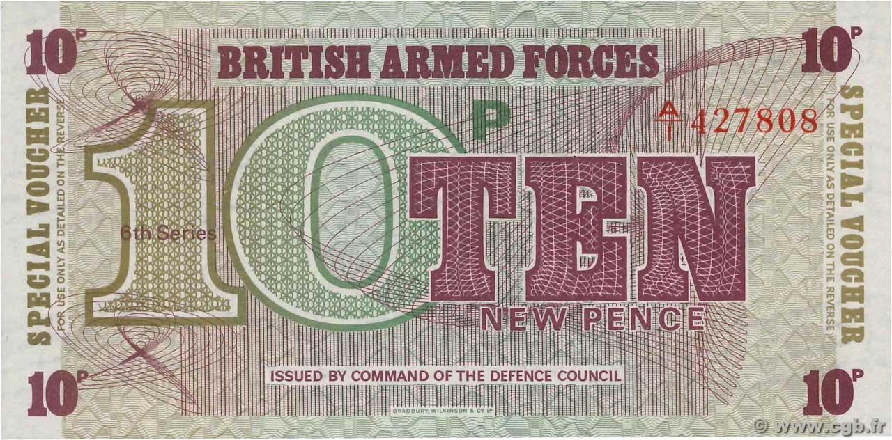 10 New Pence ANGLETERRE 1972 P.M048 NEUF