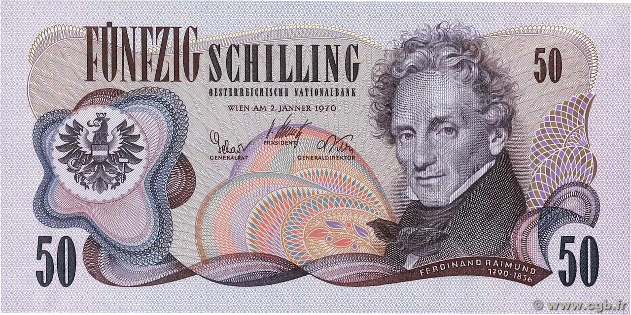 50 Schilling AUTRICHE 1970 P.143a pr.NEUF
