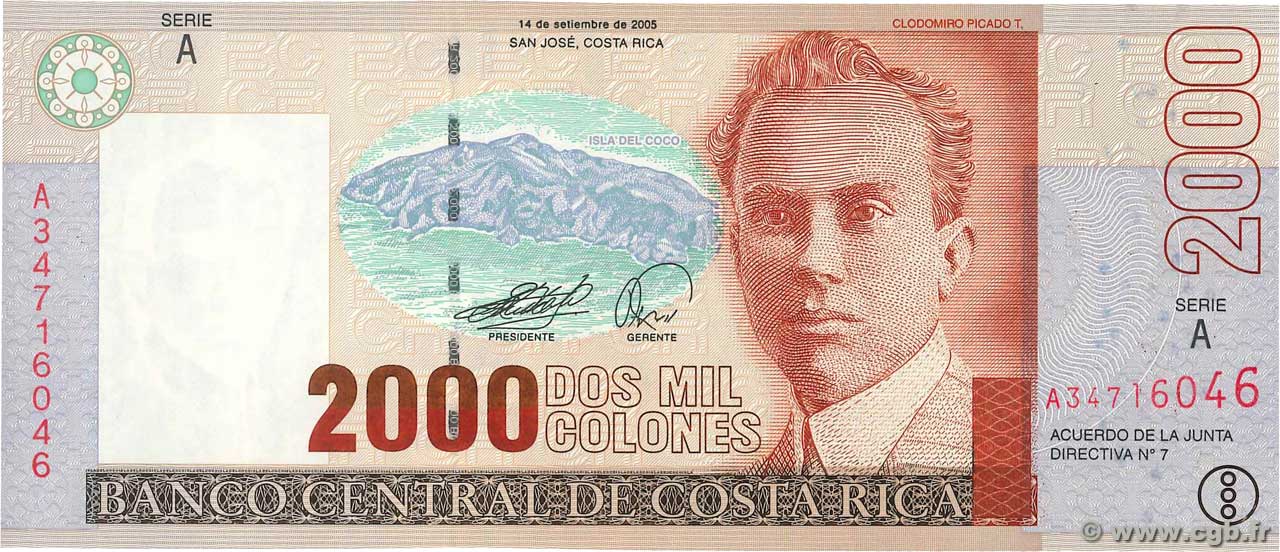 2000 Colones COSTA RICA 2005 P.265e NEUF