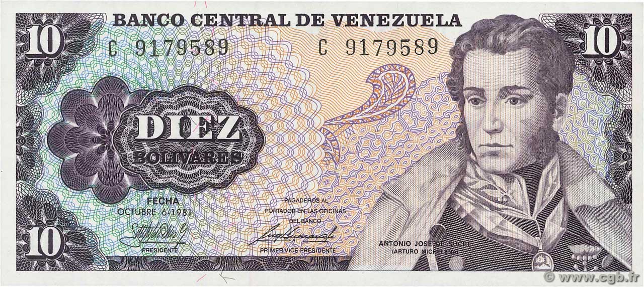 10 Bolivares VENEZUELA 1981 P.060a NEUF