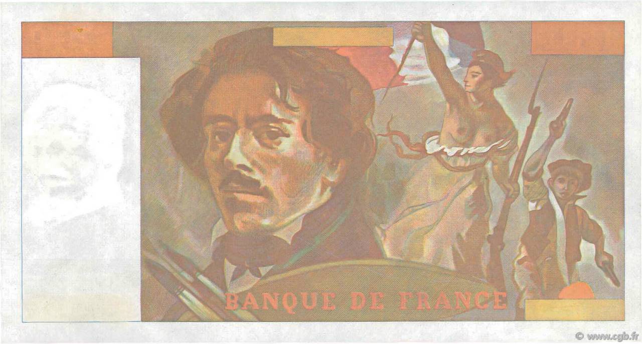 100 Francs DELACROIX Épreuve FRANCE 1978 F.69.00Ec pr.NEUF