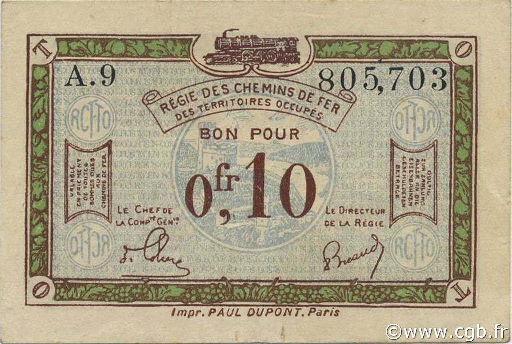 10 Centimes FRANCE régionalisme et divers  1923 JP.135.02 TTB+