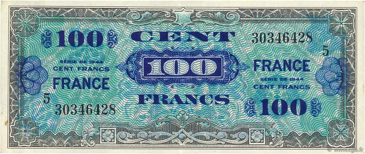 100 Francs FRANCE FRANCE  1945 VF.25.05 TTB+