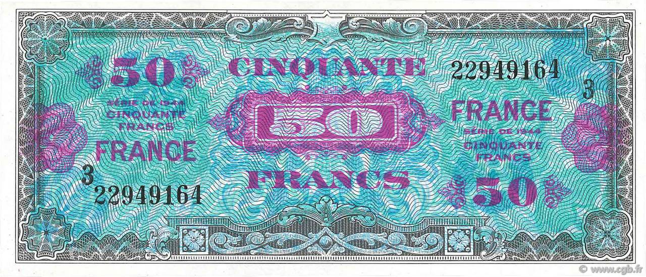50 Francs FRANCE FRANCE  1945 VF.24.03 pr.NEUF