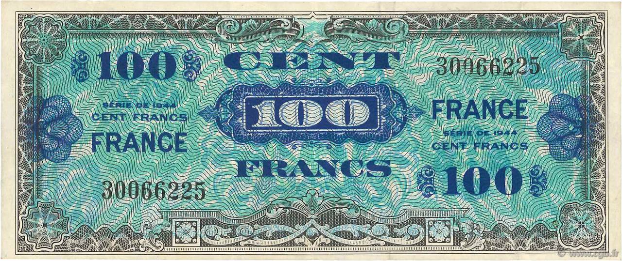 100 Francs FRANCE FRANCE  1945 VF.25.01 pr.TTB