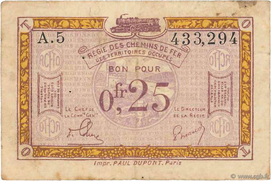 25 Centimes FRANCE régionalisme et divers 1923 JP.135.03 TB