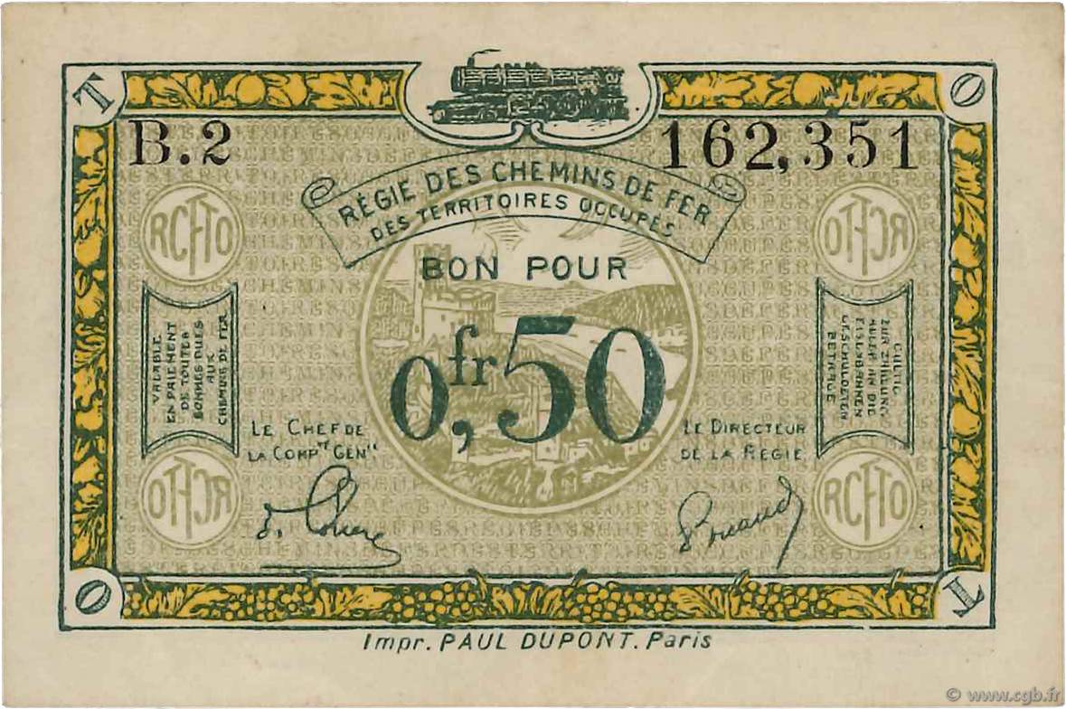 50 Centimes FRANCE régionalisme et divers 1923 JP.135.04 TTB
