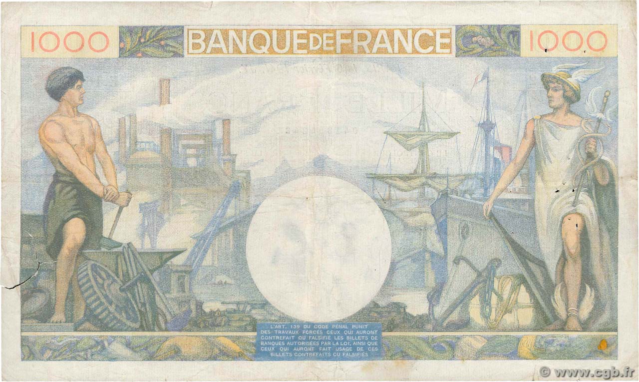 Francs Commerce Et Industrie France F B Billets