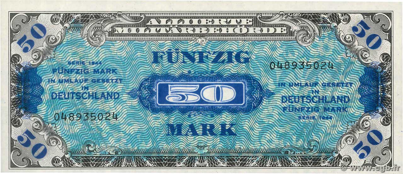 50 Mark ALLEMAGNE  1944 P.196a NEUF