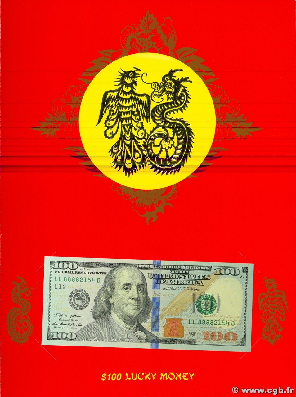 100 Dollars Set de présentation UNITED STATES OF AMERICA  2009 P.536 UNC
