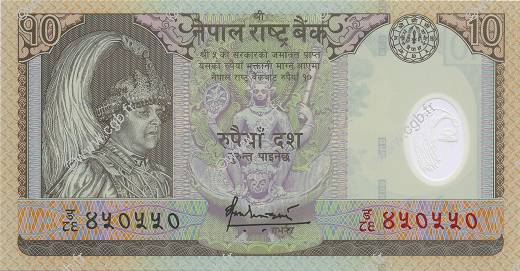 10 Rupees NEPAL  2005 P.54 UNC