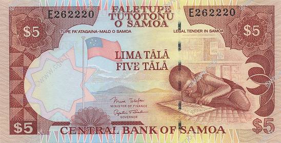 5 Tala SAMOA  2005 P.33b NEUF
