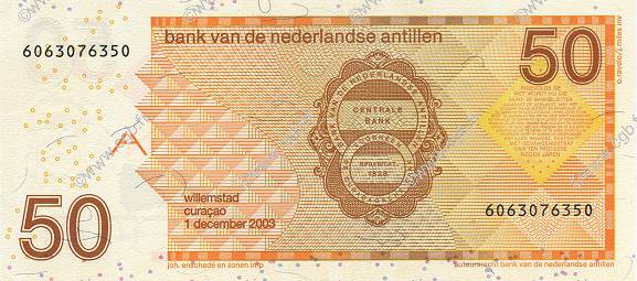 50 Gulden ANTILLES NÉERLANDAISES  2003 P.30c NEUF