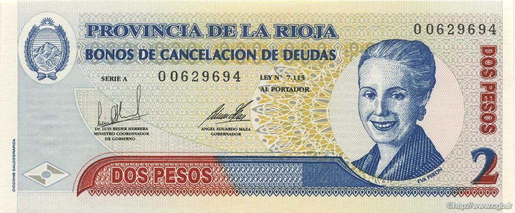 2 Pesos ARGENTINE  2001 P.- NEUF