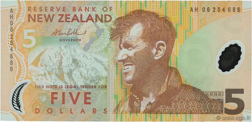5 Dollars NOUVELLE-ZÉLANDE  2006 P.185b NEUF