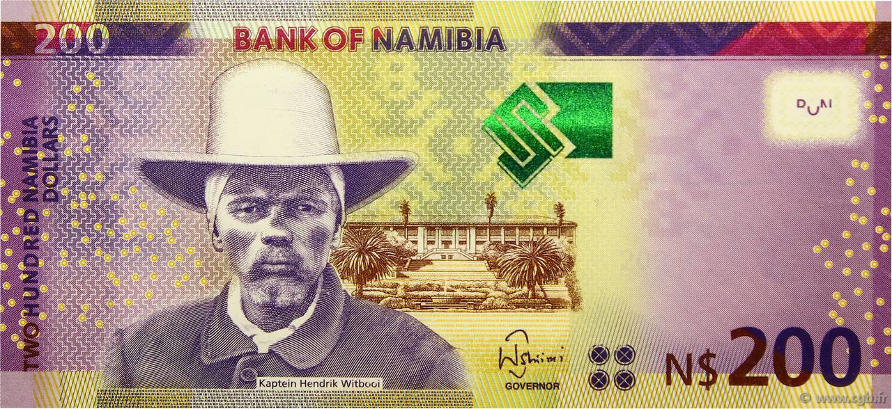 200 Namibia Dollars NAMIBIA  2012 P.15a FDC