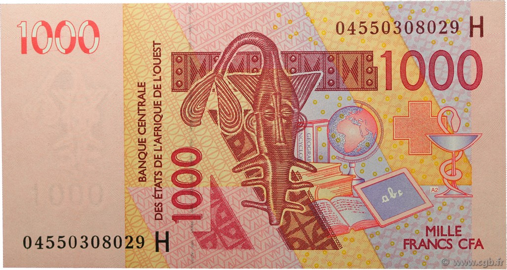 1000 Francs ÉTATS DE L AFRIQUE DE L OUEST  2004 P.615Hb NEUF