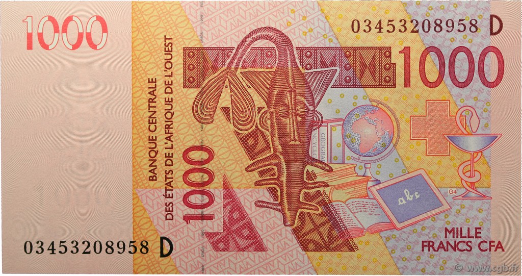 1000 Francs ÉTATS DE L AFRIQUE DE L OUEST  2003 P.415Da NEUF