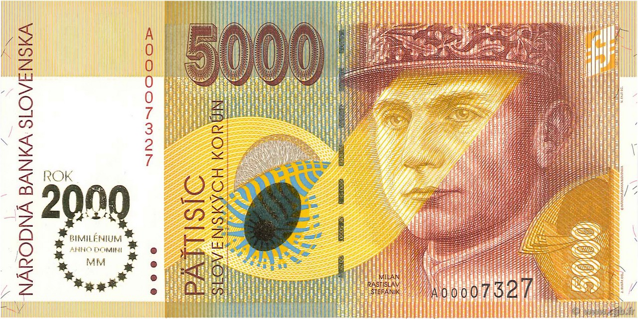 5000 Korun SLOVAQUIE  2000 P.40 NEUF