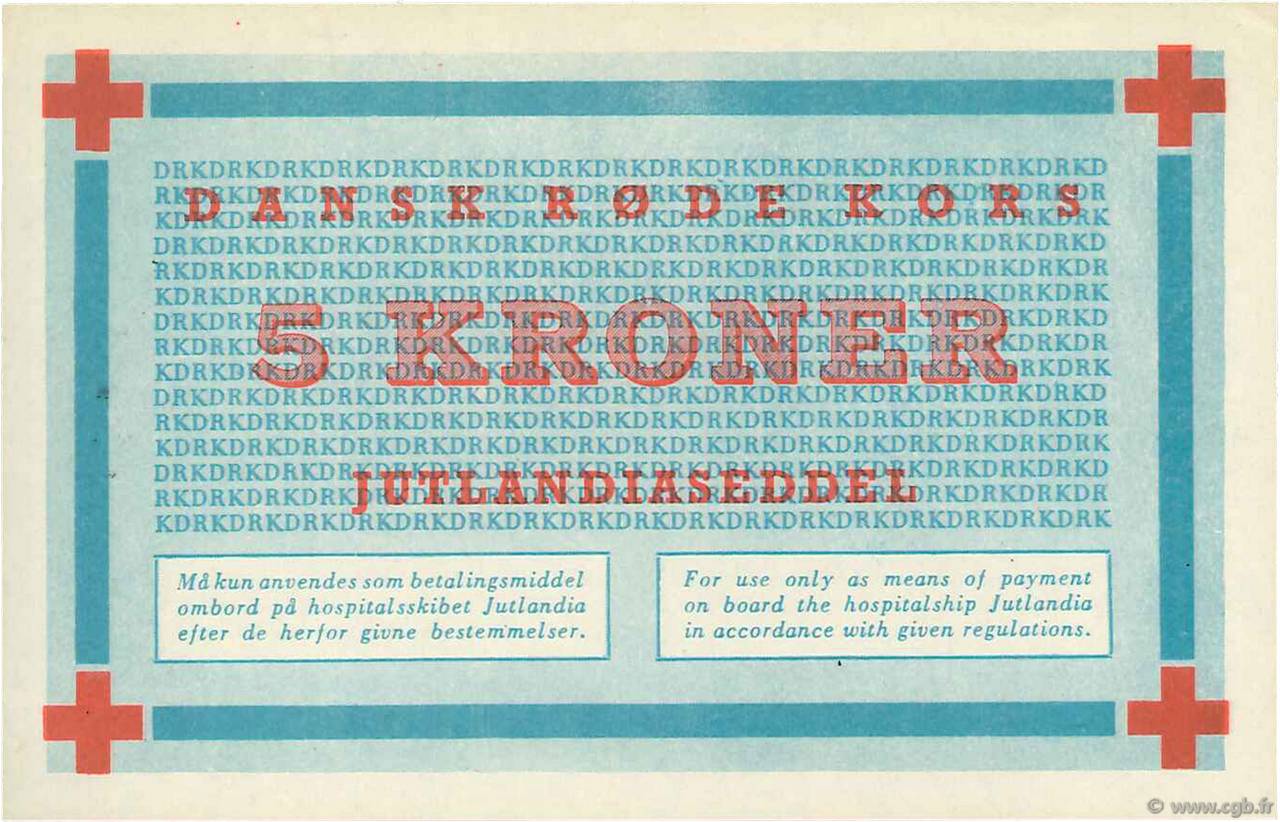 5 Kroner DANEMARK  1951 P.- NEUF