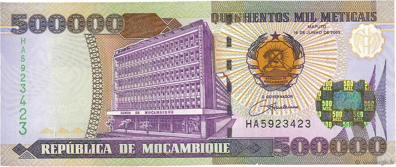 500000 Meticais MOZAMBICO  2003 P.142 q.FDC