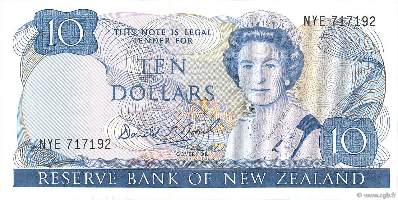 10 Dollars NOUVELLE-ZÉLANDE  1992 P.172c pr.NEUF