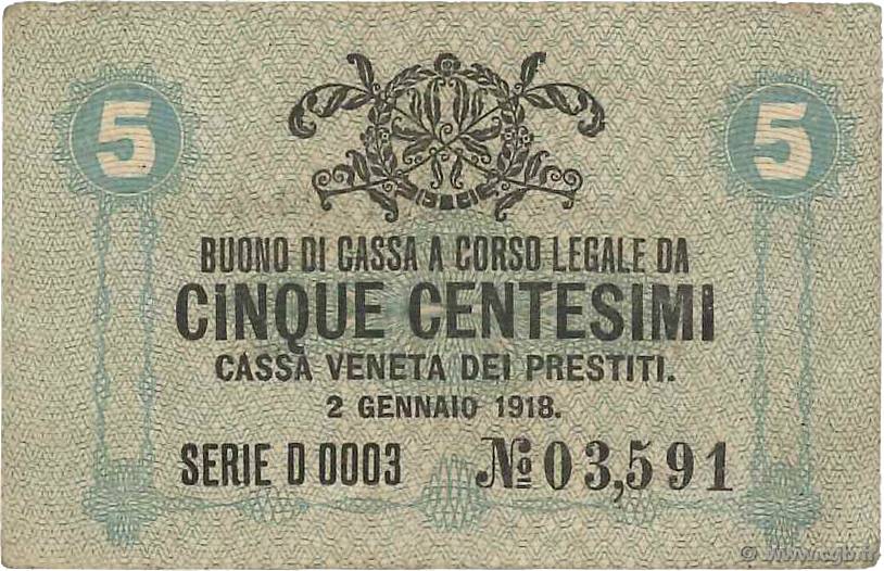 5 Centesimi ITALIE  1918 PM.01 TTB
