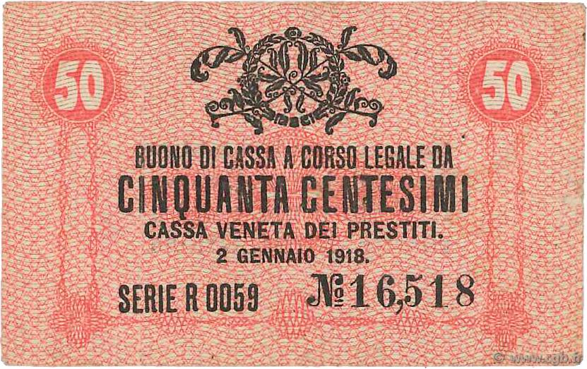50 Centesimi ITALIE  1918 PM.03 TTB