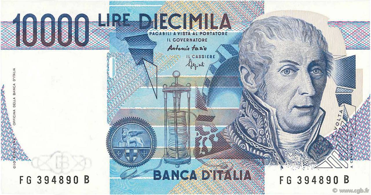 10000 Lire ITALIEN  1984 P.112c ST