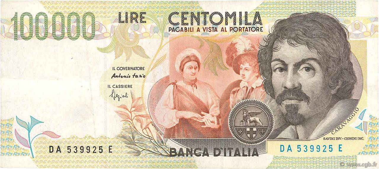 100000 Lire ITALIE  1994 P.117a TTB