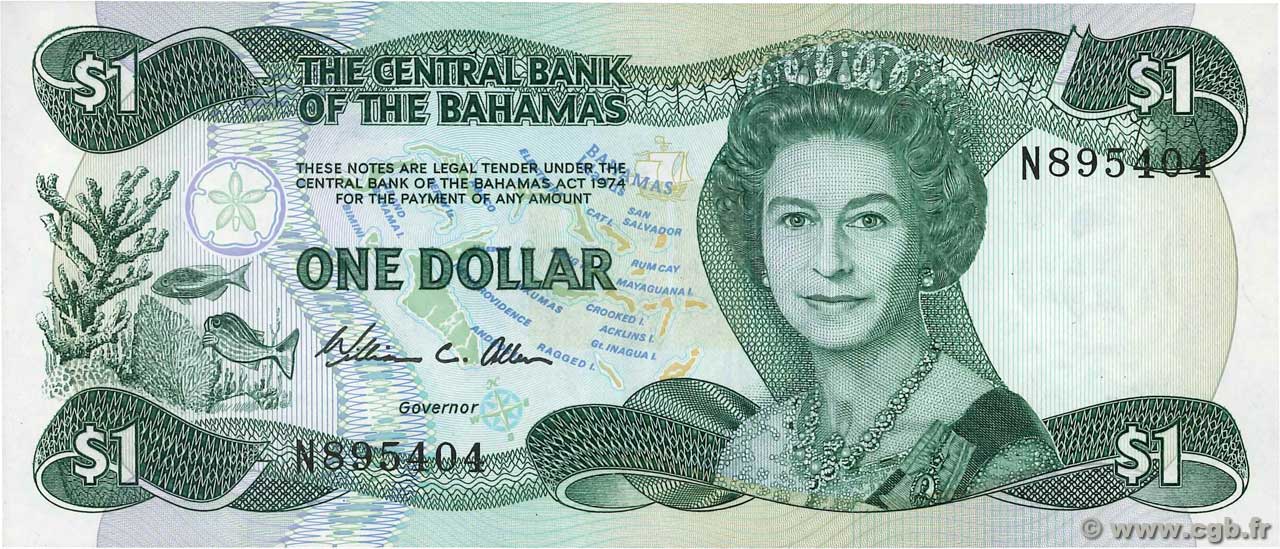 1 Dollar BAHAMAS  1984 P.43a FDC