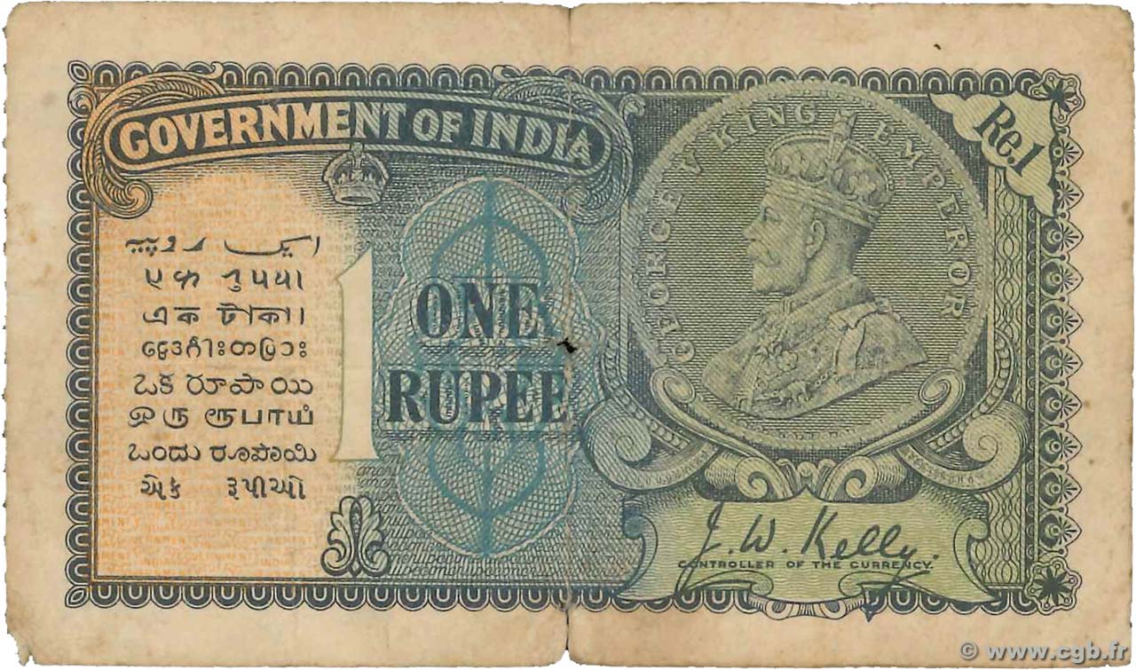1 Rupee INDE 1935 P.014b B
