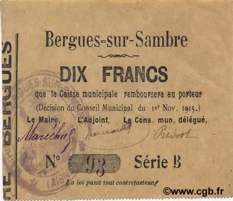 10 Francs FRANCE regionalism and miscellaneous  1915 JP.02-0214 XF+