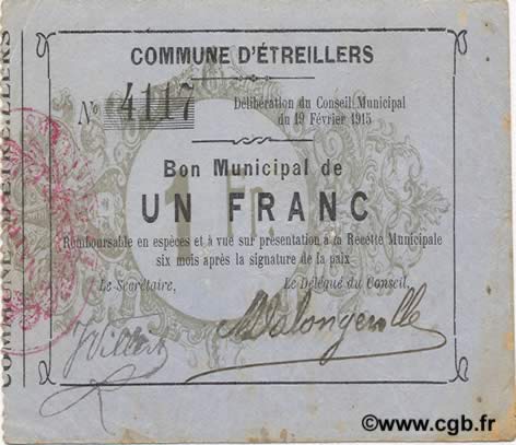 1 Franc FRANCE régionalisme et divers  1915 JP.02-0756 TTB