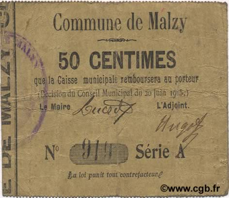 50 Centimes FRANCE régionalisme et divers  1915 JP.02-1422 TB+