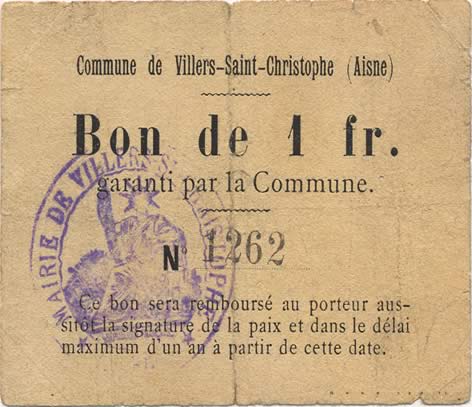 1 Franc FRANCE régionalisme et divers  1916 JP.02-2426 SPL