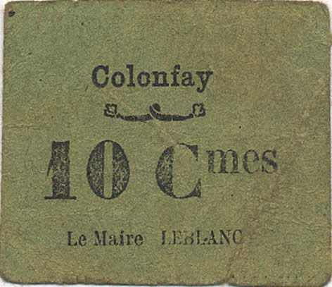 10 Centimes FRANCE régionalisme et divers  1916 JP.02-2545 TTB