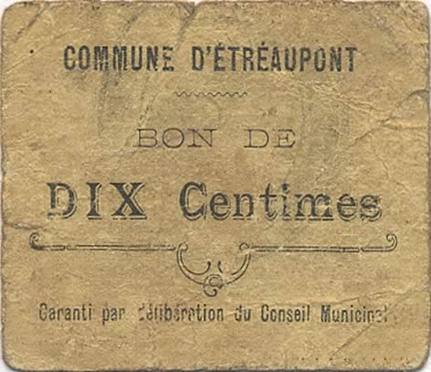 10 Centimes FRANCE regionalismo e varie  1916 JP.02-2575 MB