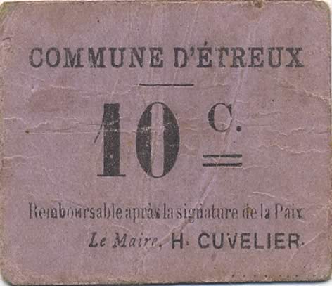 10 Centimes FRANCE regionalismo y varios  1916 JP.02-2578 MBC