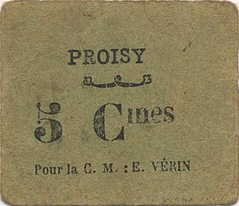 5 Centimes FRANCE régionalisme et divers  1916 JP.02-2691 TTB
