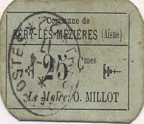 25 Centimes FRANCE régionalisme et divers  1916 JP.02-2713 TTB