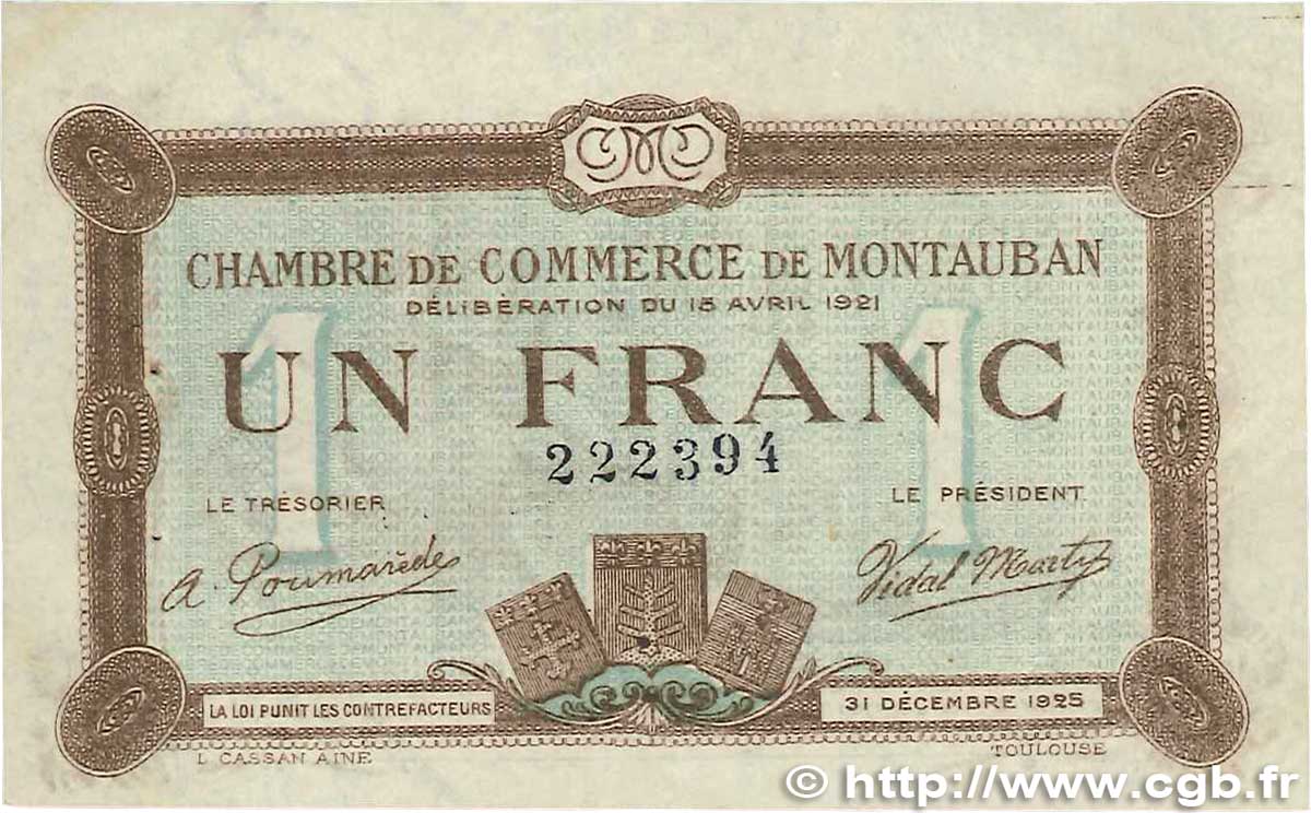 1 Franc FRANCE régionalisme et divers  1921 JP.083.19var. TTB