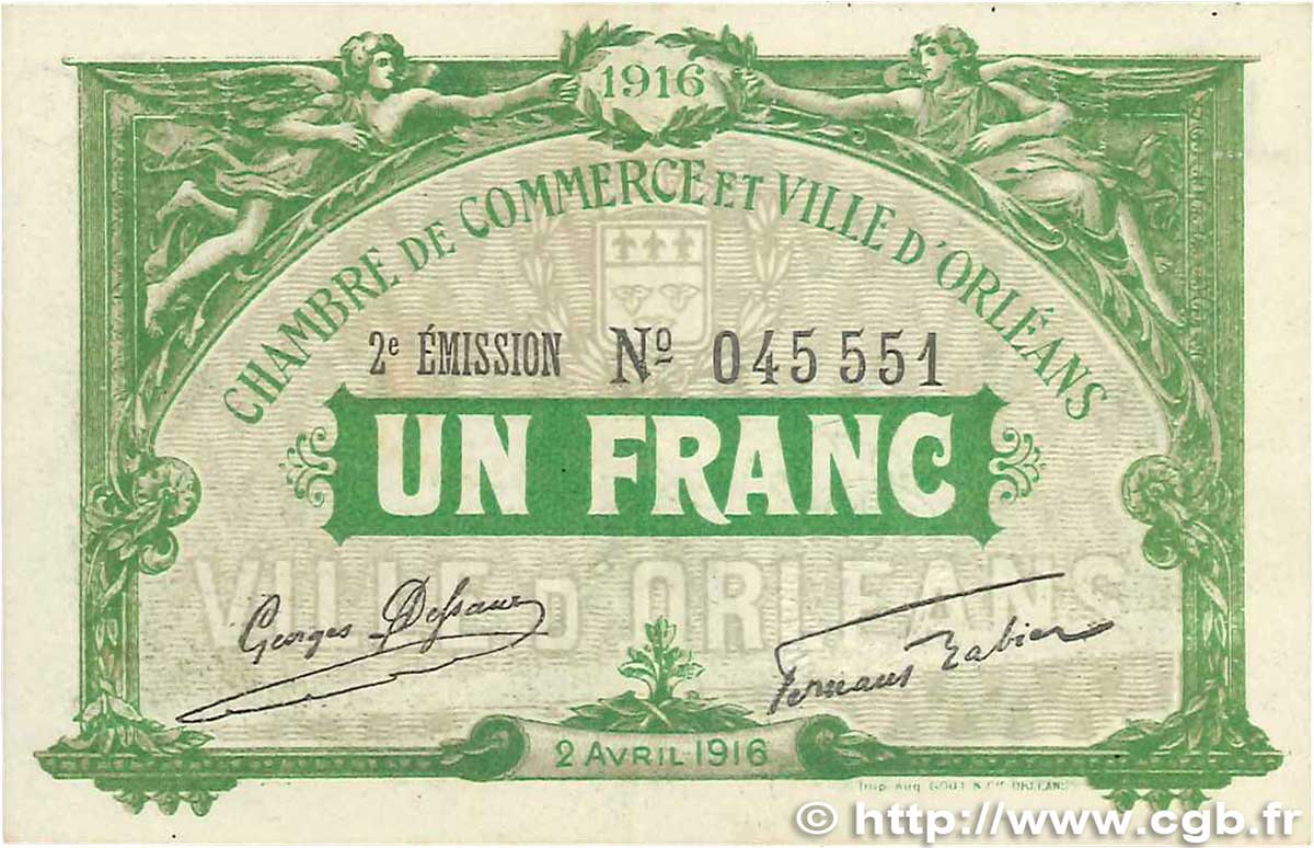 1 Franc FRANCE régionalisme et divers  1916 JP.095.12var. TTB+