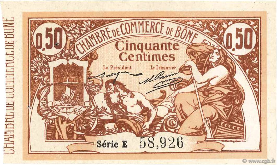 50 Centimes FRANCE régionalisme et divers Bône 1915 JP.138.01 SUP